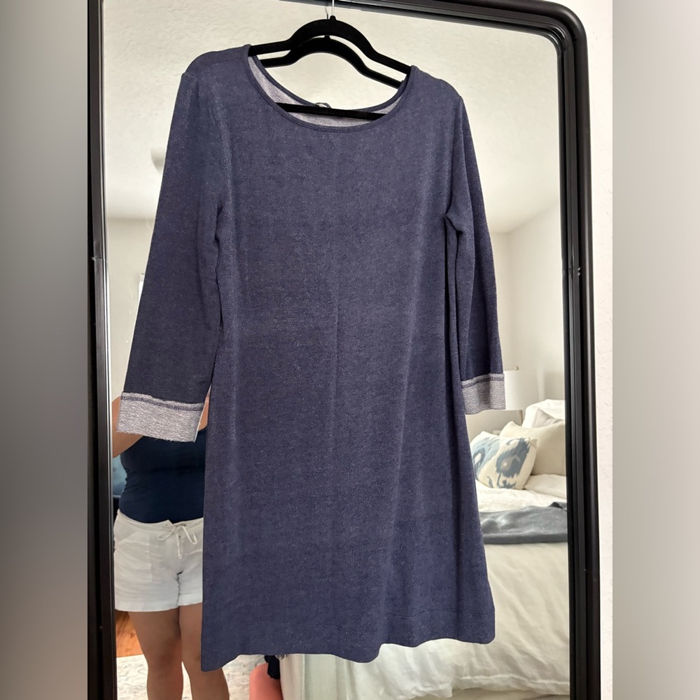 Tart Navy Blue Long Sleeve knit Dress